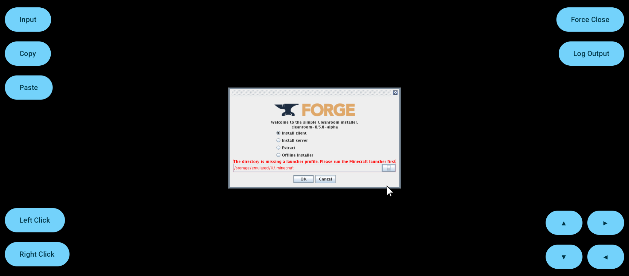 Installer path selection (incorrect auto path)